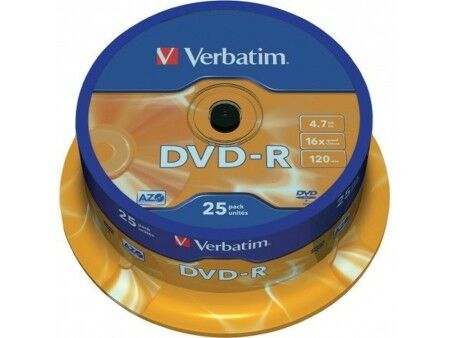 DVD-R Verbatim 4,7 GB 16x (8 Sztuk)