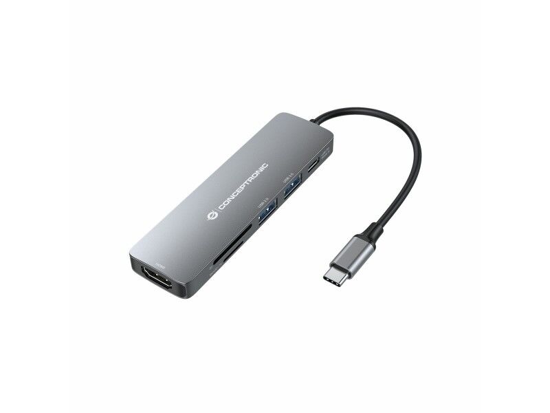 HUB USB Conceptronic DONN11G Szary