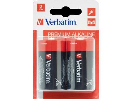 Baterie Alkaliczne Verbatim LR20 1,5 V (10 Sztuk)