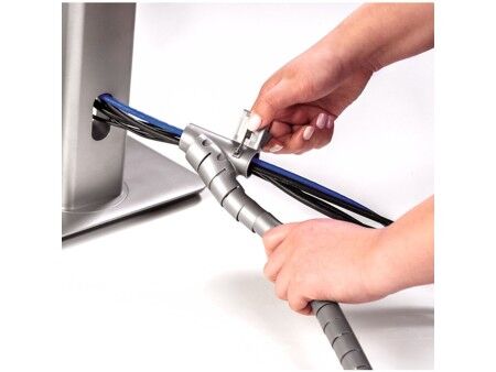 Organizator Kabli Fellowes CableZip Srebrzysty 200 mm 2 mm