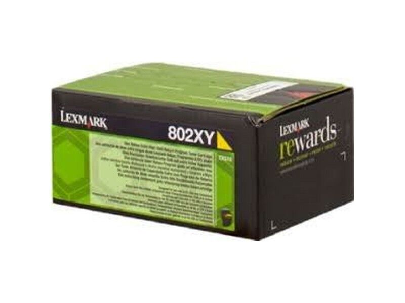 Toner Lexmark 802XY Żółty
