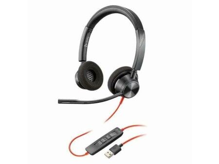 Słuchawki nauszne Poly BW3320 USB-A Czarny