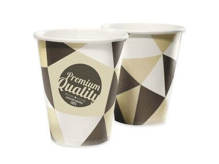 Zestaw kieliszków Maxi Products Brązowy Beżowy Karton 120 ml Jednorazowe (20 Sztuk)