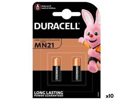 Baterie Alkaliczne DURACELL 12 V MN21 (10 Sztuk)