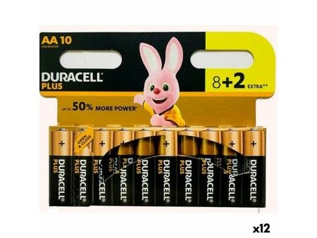 Baterie Alkaliczne DURACELL Plus 1,5 V LR06 (12 Sztuk)