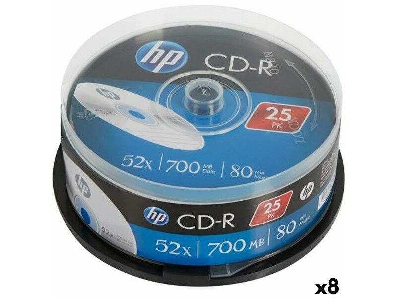 CD-R HP 700 MB 52x (8 Sztuk)