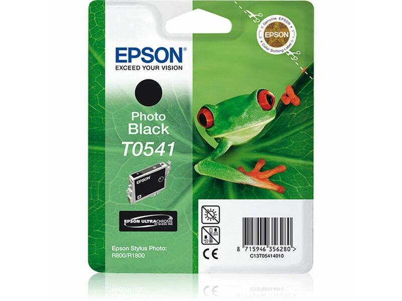 Oryginalny Wkład Atramentowy Epson Cartucho T0541 negro foto Czarny