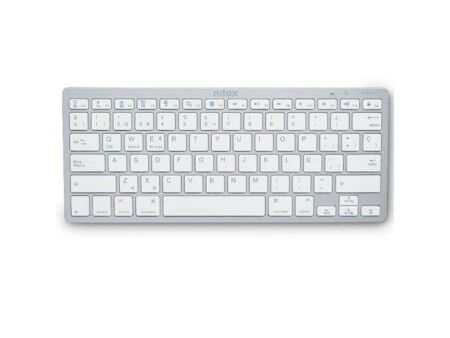 Klawiatura Nilox NXKB01S Biały Qwerty Hiszpańska