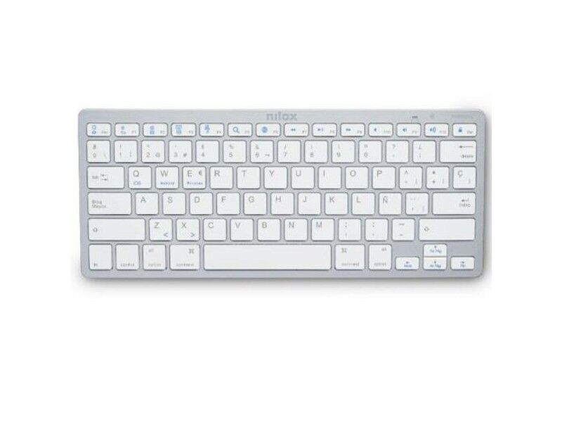 Klawiatura Nilox NXKB01S Biały Qwerty Hiszpańska