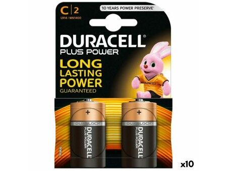 Baterie DURACELL Plus Power L2 CLR14 1,5 V LR14 (10 Sztuk)