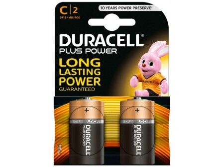 Baterie DURACELL Plus Power L2 CLR14 1,5 V LR14 (10 Sztuk)