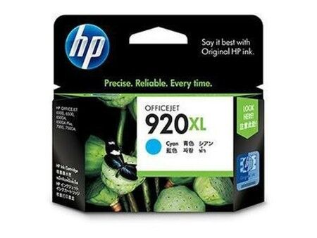 Oryginalny Wkład Atramentowy HP 920XL Turkusowy