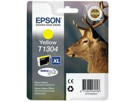 Oryginalny Wkład Atramentowy Epson T1304 Żółty