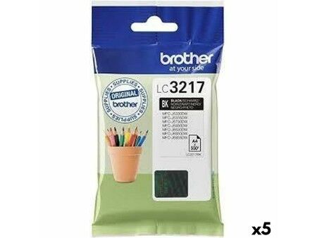 Oryginalny Wkład Atramentowy Brother MFCJ6530DW, MFCJ5730DW Czarny (5 Sztuk)