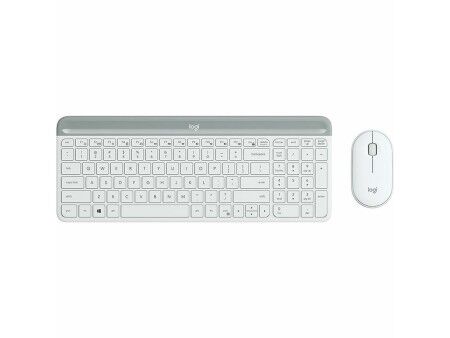 Klawiatura i Myszka Logitech 920-009199 Biały Qwerty Hiszpańska