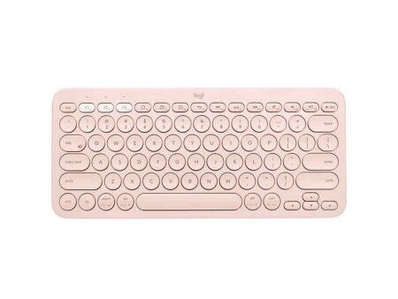 Klawiatura Bezprzewodowa Logitech K380  Różowy Qwerty Hiszpańska