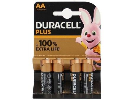 Baterie Alkaliczne DURACELL Plus Extra LR06 1,5 V (20 Sztuk)
