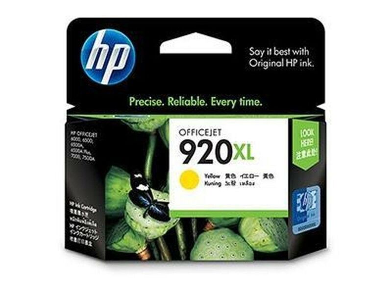 Oryginalny Wkład Atramentowy HP 920XL Żółty