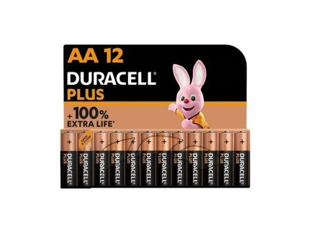 Baterie Alkaliczne DURACELL Plus 1,5 V LR06 (12 Sztuk)