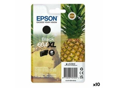 Oryginalny Wkład Atramentowy Epson XP-2200 WF-2910DWF Czarny (10 Sztuk)