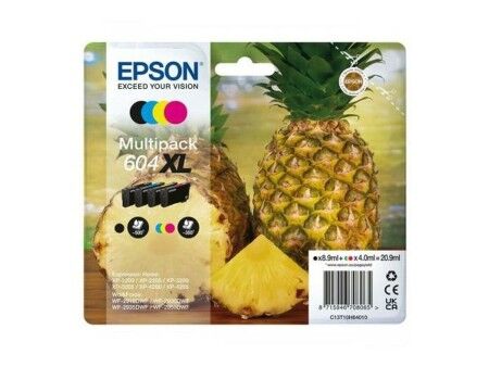 Oryginalny Wkład Atramentowy Epson XP-2200 WF-2910DWF 604XL Czarny/Cyan/Magenta/Żółty (8 Sztuk)
