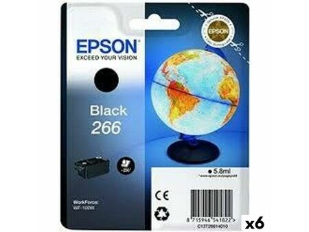 Oryginalny Wkład Atramentowy Epson WF-100W Czarny (6 Sztuk)