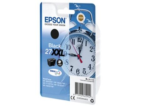 Oryginalny Wkład Atramentowy Epson WF-3000 7000 - Nº27XXL Czarny (4 Sztuk)