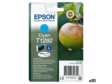Oryginalny Wkład Atramentowy Epson SX 235W /420W/425W/ OFFICE BX305F/320FW Turkusowy (10 Sztuk)