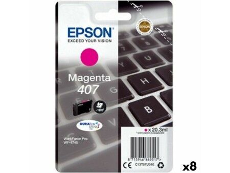 Oryginalny Wkład Atramentowy Epson WorkForce Pro 4745 Series Magenta (8 Sztuk)
