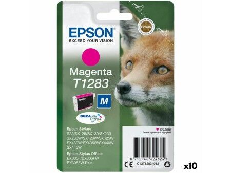 Oryginalny Wkład Atramentowy Epson S22/SX 235W /420W/425W/ OFFICE BX305F Magenta (10 Sztuk)