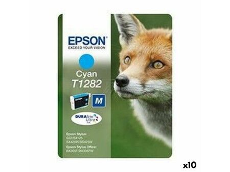Oryginalny Wkład Atramentowy Epson STYLUS S22/SX 235W /420W/425W/ OFFICE BX305F Turkusowy (10 Sztuk)
