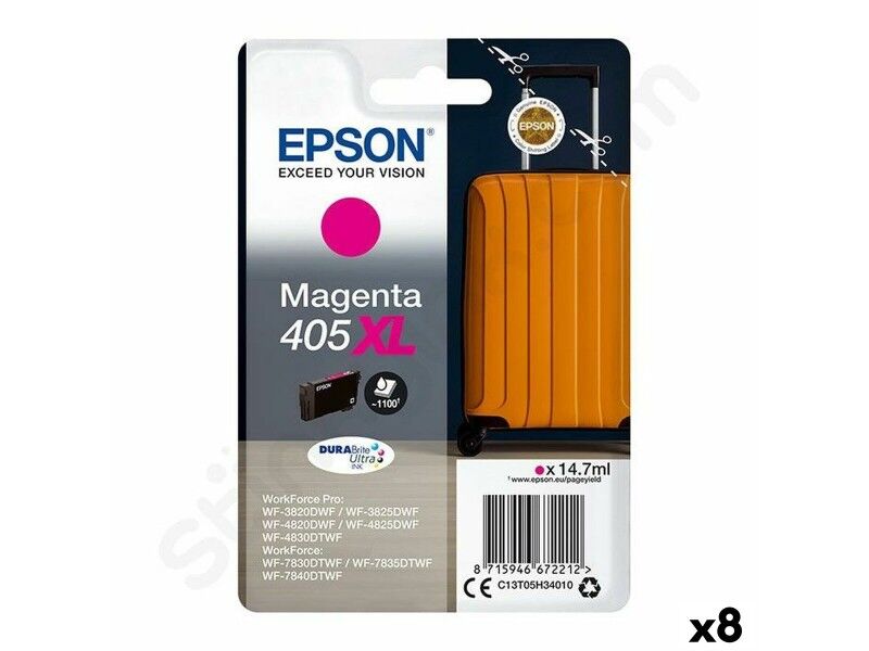 Oryginalny Wkład Atramentowy Epson WORKFORCE PRO Magenta (8 Sztuk)