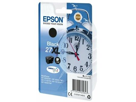 Oryginalny Wkład Atramentowy Epson WF-3000 7000 - Nº27XL Czarny (4 Sztuk)