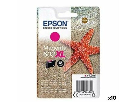 Oryginalny Wkład Atramentowy Epson 603 XL Magenta (10 Sztuk)