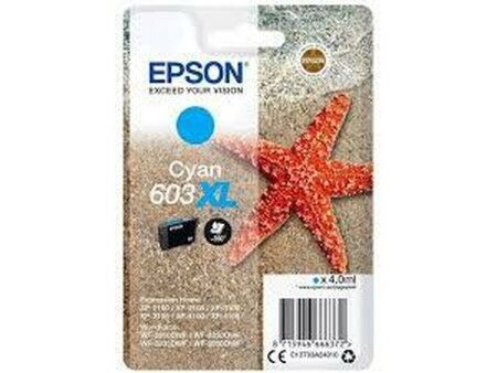 Oryginalny Wkład Atramentowy Epson 603 XL Turkusowy (10 Sztuk)