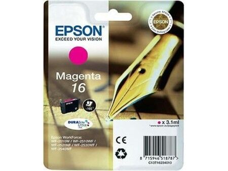 Oryginalny Wkład Atramentowy Epson DURABRITE ULTRA INK - Nº 16 Magenta (10 Sztuk)
