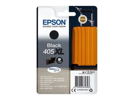 Oryginalny Wkład Atramentowy Epson WF-3820DWF, 3825DWF, 4820DWF, 4825DWF, 4830DWF, WF-7830DTWF, 7835DTWF, 7840DTWF Czarny (8 Szt