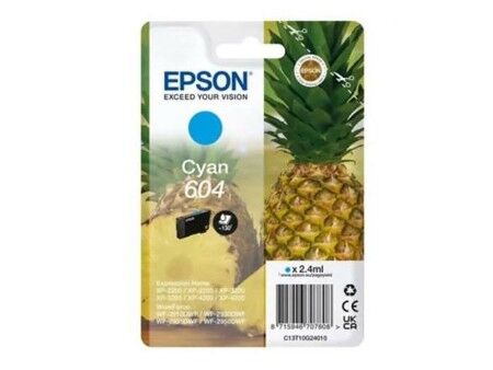 Oryginalny Wkład Atramentowy Epson XP-2200 WF-2910DWF Turkusowy (10 Sztuk)