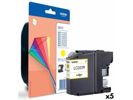 Oryginalny Wkład Atramentowy Brother MFC-J4420DW J4620DW Żółty (5 Sztuk)