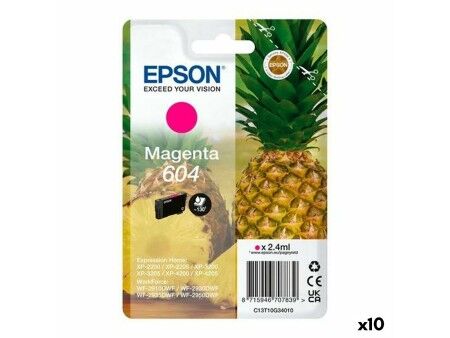 Oryginalny Wkład Atramentowy Epson XP-2200 WF-2910DWF Czarny Magenta (10 Sztuk)