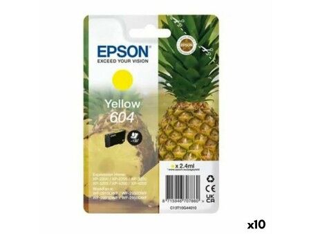 Oryginalny Wkład Atramentowy Epson XP-2200 WF-2910DWF Żółty Czarny (10 Sztuk)