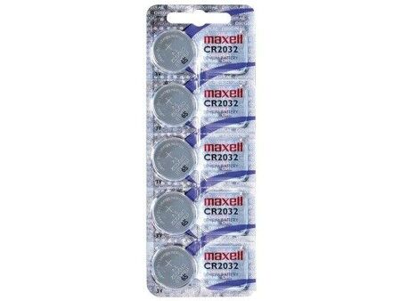Litowe Baterie Guzikowe Maxell 3V CR2032 (20 Sztuk)