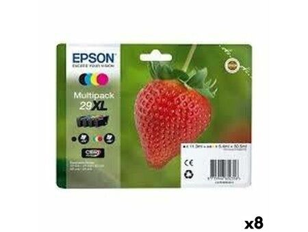 Oryginalny Wkład Atramentowy Epson  Nº 29 XL Czarny/Cyan/Magenta/Żółty (8 Sztuk) (1 Sztuk)