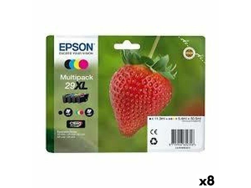 Oryginalny Wkład Atramentowy Epson  Nº 29 XL Czarny/Cyan/Magenta/Żółty (8 Sztuk) (1 Sztuk)