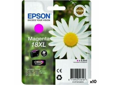 Oryginalny Wkład Atramentowy Epson  Nº18XL Magenta (10 Sztuk) (1 Sztuk)