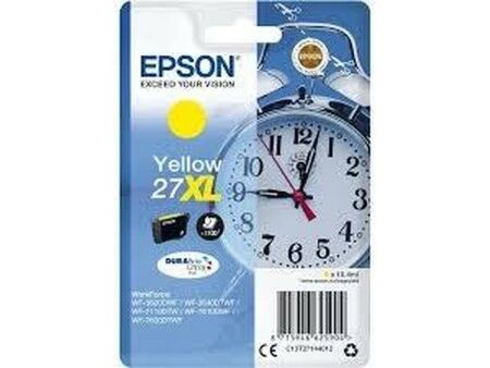 Zgodny pojemnik z tuszem Epson WF-3000 7000 - Nº27XL Żółty (10 Sztuk)