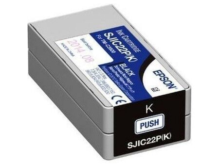 Oryginalny Wkład Atramentowy Epson SJIC22P(K) Czarny