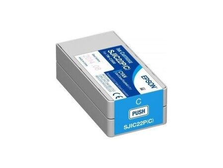 Oryginalny Wkład Atramentowy Epson SJIC22P(C) Turkusowy