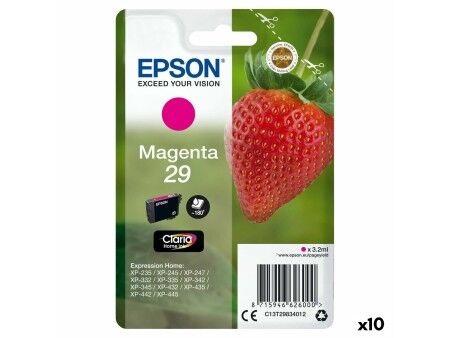 Oryginalny Wkład Atramentowy Epson XP 235 332 335 432 435 Magenta (10 Sztuk)