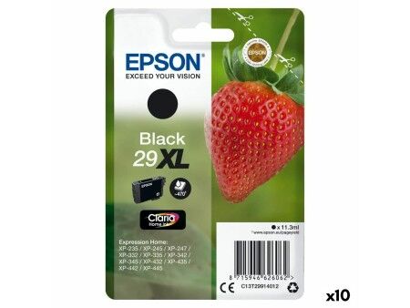 Oryginalny Wkład Atramentowy Epson 29 XL Czarny (10 Sztuk)